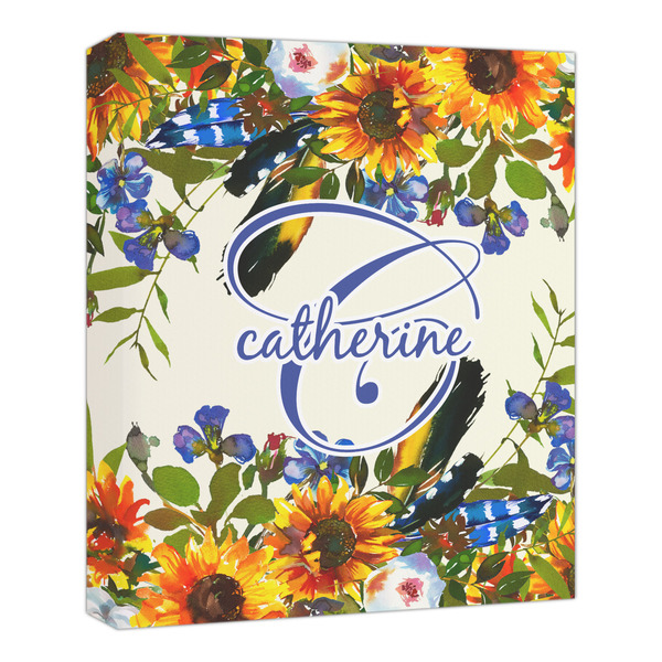 Custom Sunflowers Canvas Print - 20x24 (Personalized)