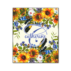 Sunflowers Wood Print - 20x24 (Personalized)