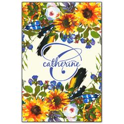 Sunflowers Wood Print - 20x30 (Personalized)