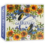 Sunflowers 3-Ring Binder - 3 inch (Personalized)