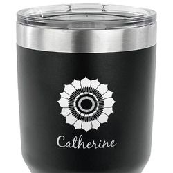 Sunflowers 30 oz Stainless Steel Tumbler - Black - Single Sided (Personalized)