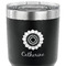 Sunflowers 30 oz Stainless Steel Ringneck Tumbler - Black - CLOSE UP