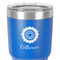 Sunflowers 30 oz Stainless Steel Ringneck Tumbler - Blue - Close Up