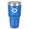 Sunflowers 30 oz Stainless Steel Ringneck Tumbler - Blue - Front