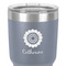 Sunflowers 30 oz Stainless Steel Ringneck Tumbler - Grey - Close Up