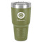 Sunflowers 30 oz Stainless Steel Ringneck Tumbler - Olive - Front