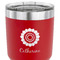 Sunflowers 30 oz Stainless Steel Ringneck Tumbler - Red - CLOSE UP
