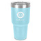 Sunflowers 30 oz Stainless Steel Ringneck Tumbler - Teal - Front