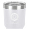 Sunflowers 30 oz Stainless Steel Ringneck Tumbler - White - Close Up