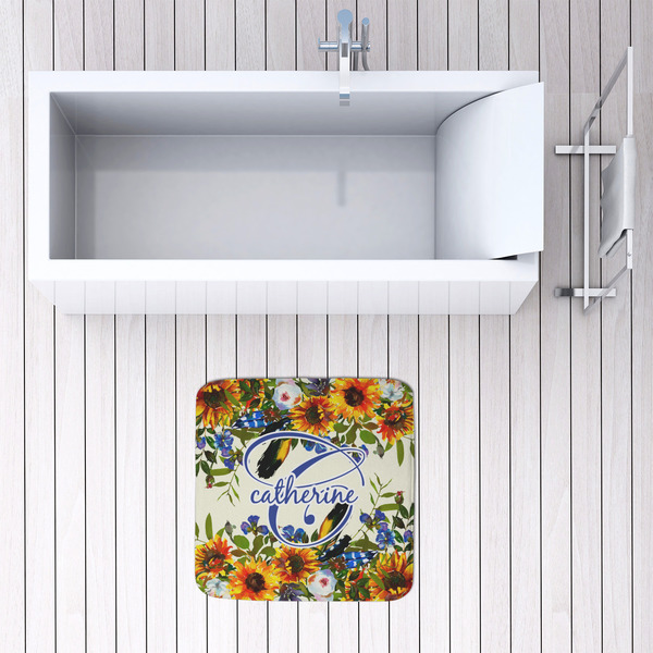 Sunflowers 48x48 Foam Memory Mat - LIFESTYLE