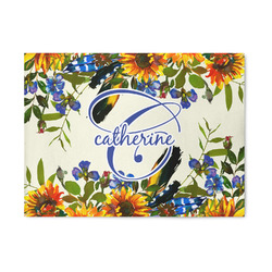 Sunflowers 5' x 7' Patio Rug (Personalized)