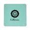 Sunflowers 6" x 6" Teal Leatherette Snap Up Tray - APPROVAL