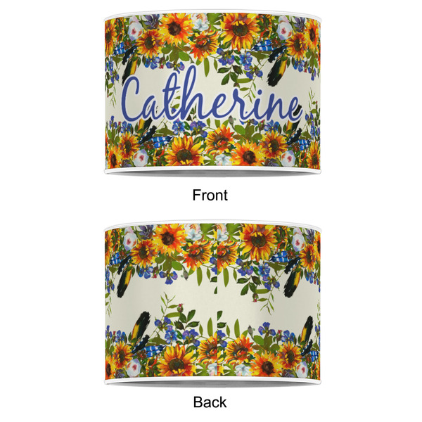 Sunflowers 8" Drum Lampshade - APPROVAL (Poly Film)