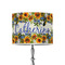 Sunflowers 8" Drum Lampshade - ON STAND (Poly Film)