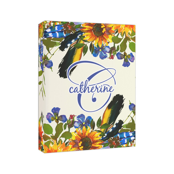 Sunflowers 8x10 - Canvas Print - Angled View