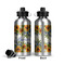 Sunflowers Aluminum Water Bottle - Front and Back