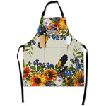 Sunflowers Apron With Pockets w/ Name and Initial