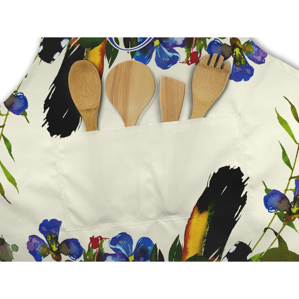 Sunflowers Apron - Pocket Detail with Props