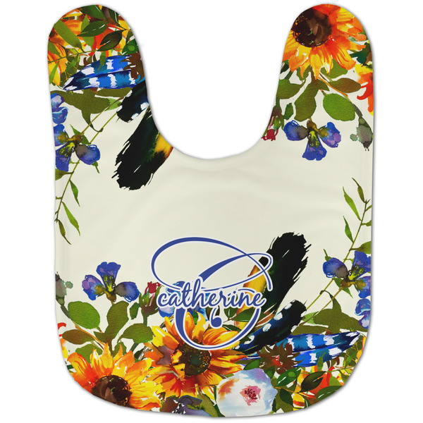 Sunflowers Baby Bib - AFT flat