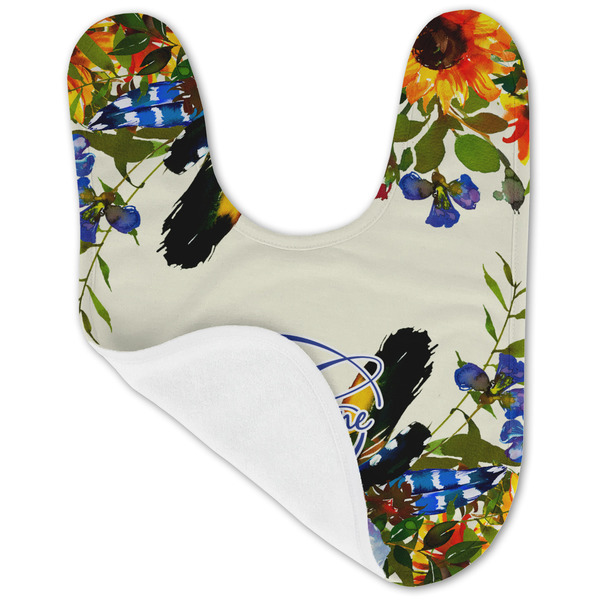 Sunflowers Baby Bib - AFT folded