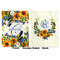 Sunflowers Baby Blanket (Double Sided - Printed Front and Back)