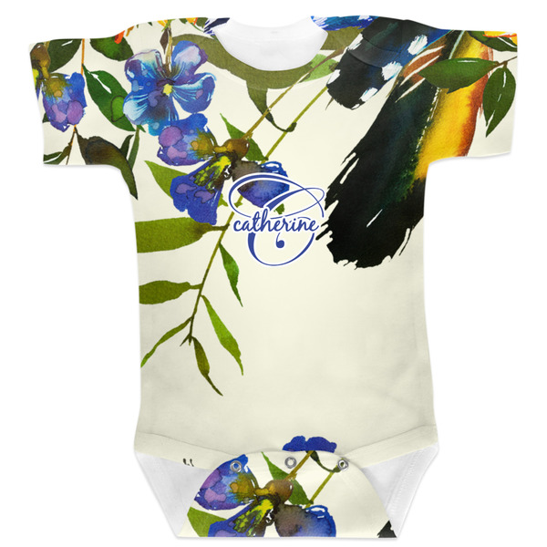 Custom Sunflowers Baby Bodysuit (Personalized)
