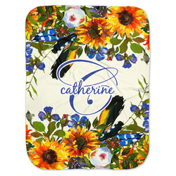 Sunflowers Baby Swaddling Blanket (Personalized)
