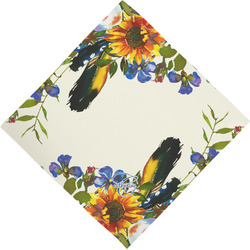 Sunflowers Dog Bandana Scarf w/ Name and Initial