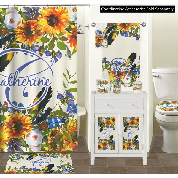 Sunflowers Bathroom Scene
