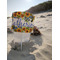 Sunflowers Beach Spiker white on beach with sand