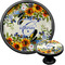 Sunflowers Black Custom Cabinet Knob (Front and Side)