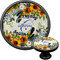 Sunflowers Cabinet Knob (Black) (Personalized)