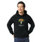 Sunflowers Hoodie - Black - Small (Personalized)