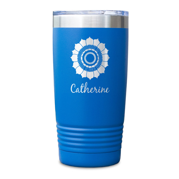 Sunflowers Blue Polar Camel Tumbler - 20oz - Single Sided - Approval