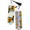 Sunflowers Bookmark with tassel - Front and Back
