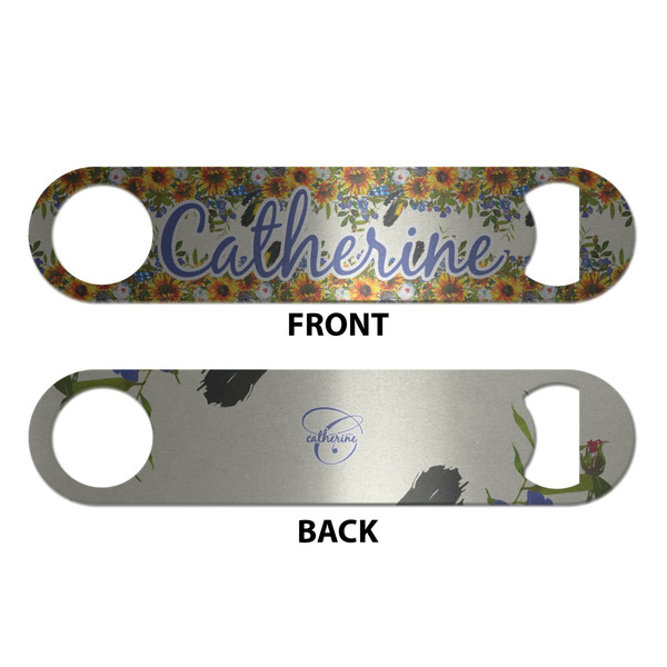 Sunflowers Bottle Opener - Front & Back