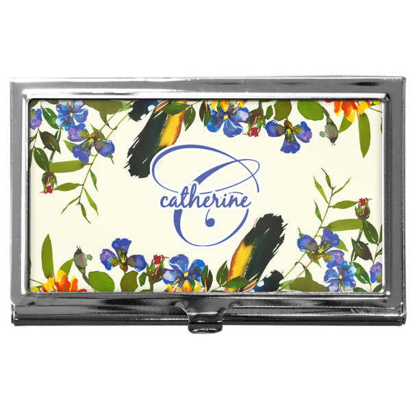 Custom Sunflowers Business Card Case