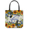 Sunflowers Canvas Tote Bag - Small - 13"x13" (Personalized)