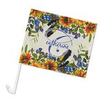 Sunflowers Car Flag - Large (Personalized)