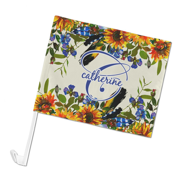Custom Sunflowers Car Flag (Personalized)