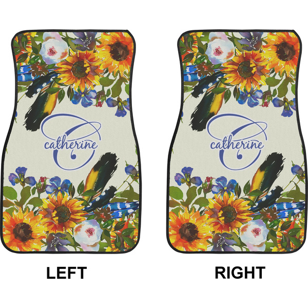 Sunflowers Car Mat Front - Approval