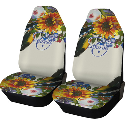Sunflowers Car Seat Covers (Set of Two) (Personalized)