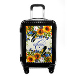Sunflowers Carry On Hard Shell Suitcase (Personalized)
