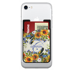 Sunflowers 2-in-1 Cell Phone Credit Card Holder & Screen Cleaner (Personalized)