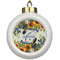 Sunflowers Ceramic Ball Ornament (Personalized)