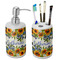 Sunflowers Ceramic Bathroom Accessories Set (Personalized)