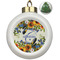 Sunflowers Ceramic Ball Ornament - Christmas Tree (Personalized)