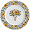 Sunflowers Ceramic Dinner Plates (Set of 4) (Personalized)