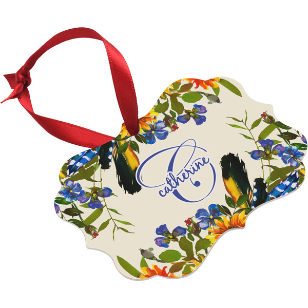 Sunflowers Christmas Ornament (Angle View)