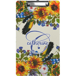 Sunflowers Clipboard (Legal Size) (Personalized)